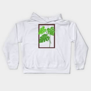 Green leaf Kids Hoodie